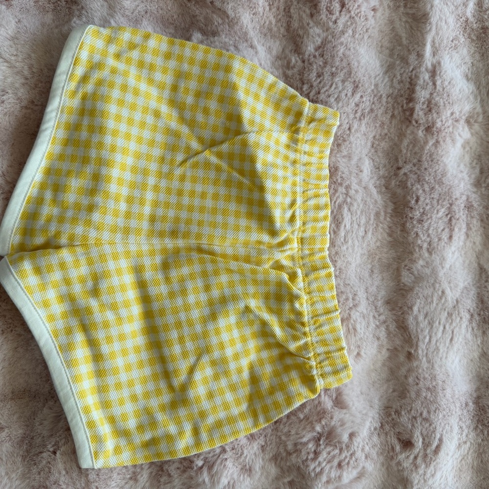 Yellow Gingham Collared Polo Set - Picture 5 of 5